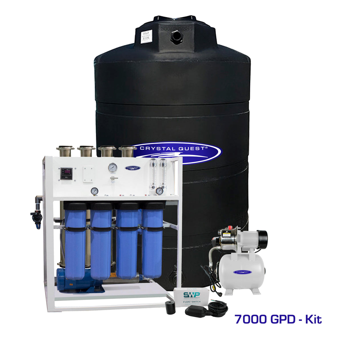 Commercial Mid-Flow Reverse Osmosis System (500-7000 GPD)