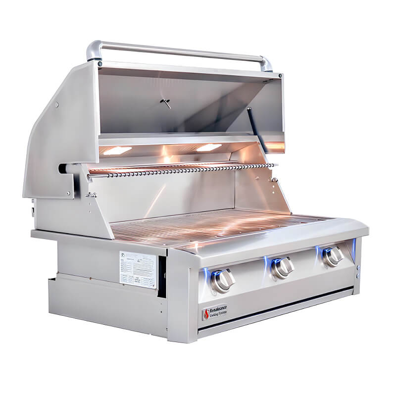 American Renaissance Grill 42 Inch 3 Burner Built In Gas Grill