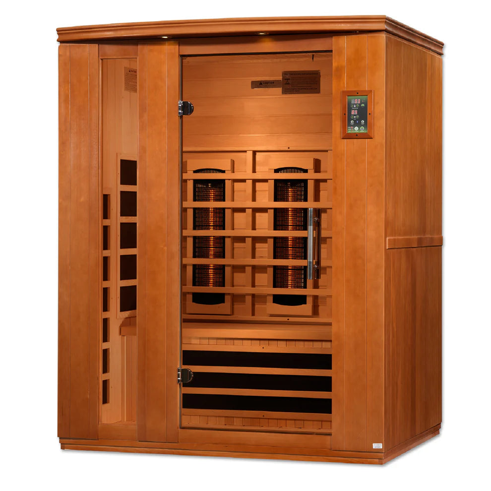 Golden Designs Dynamic "Lugano" 3 Person Full Spectrum IR Sauna (DYN-6336-03 FS)