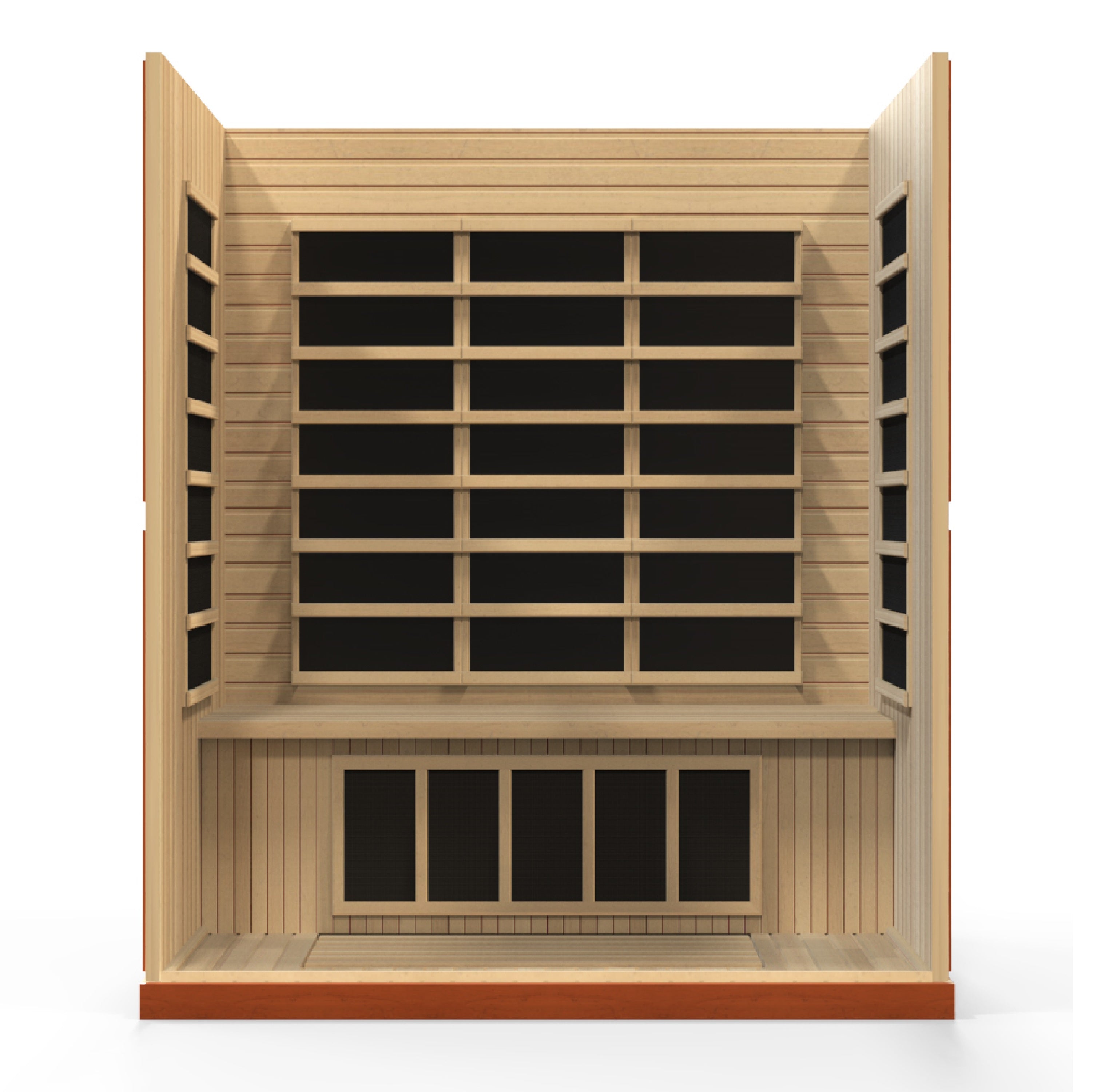 Golden Designs Dynamic Bergamo 4-person Low EMF FAR Infrared Sauna Model DYN-6440-01