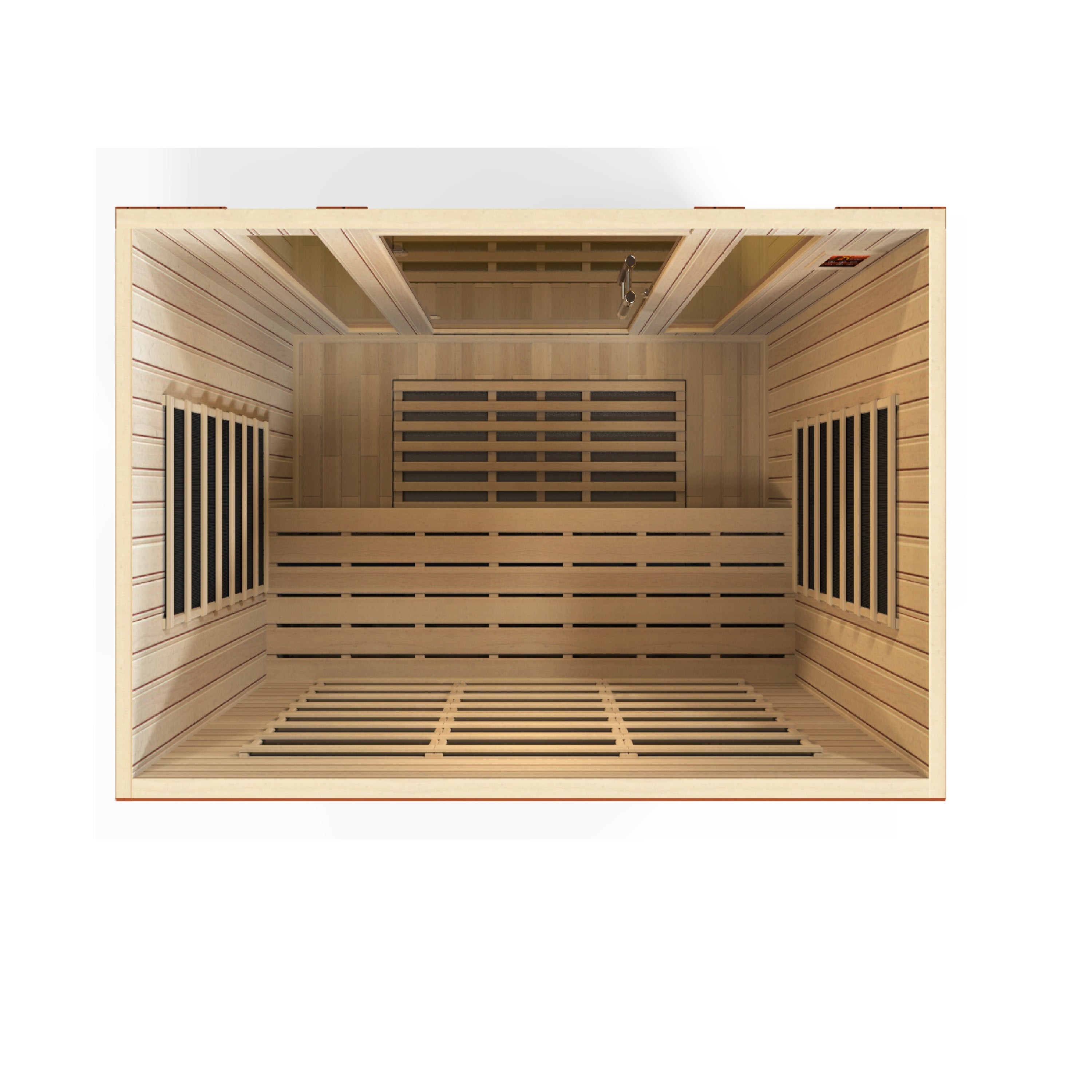 Golden Designs Dynamic Bergamo 4-person Low EMF FAR Infrared Sauna Model DYN-6440-01