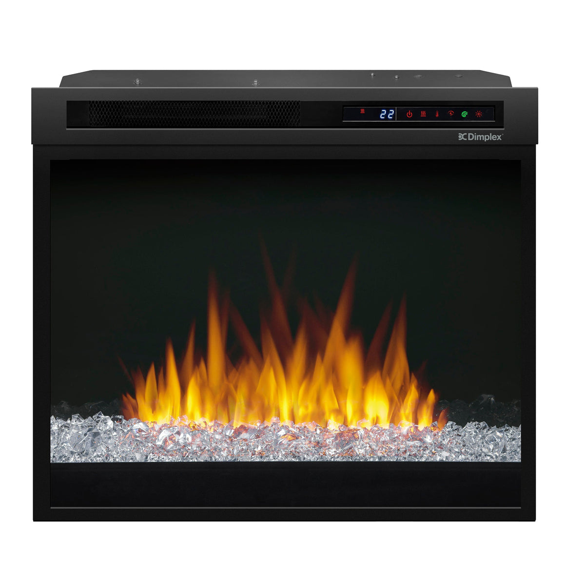 Dimplex Nova 28" Plug-in Electric Firebox With Acrylic Crystals Ember Bed
