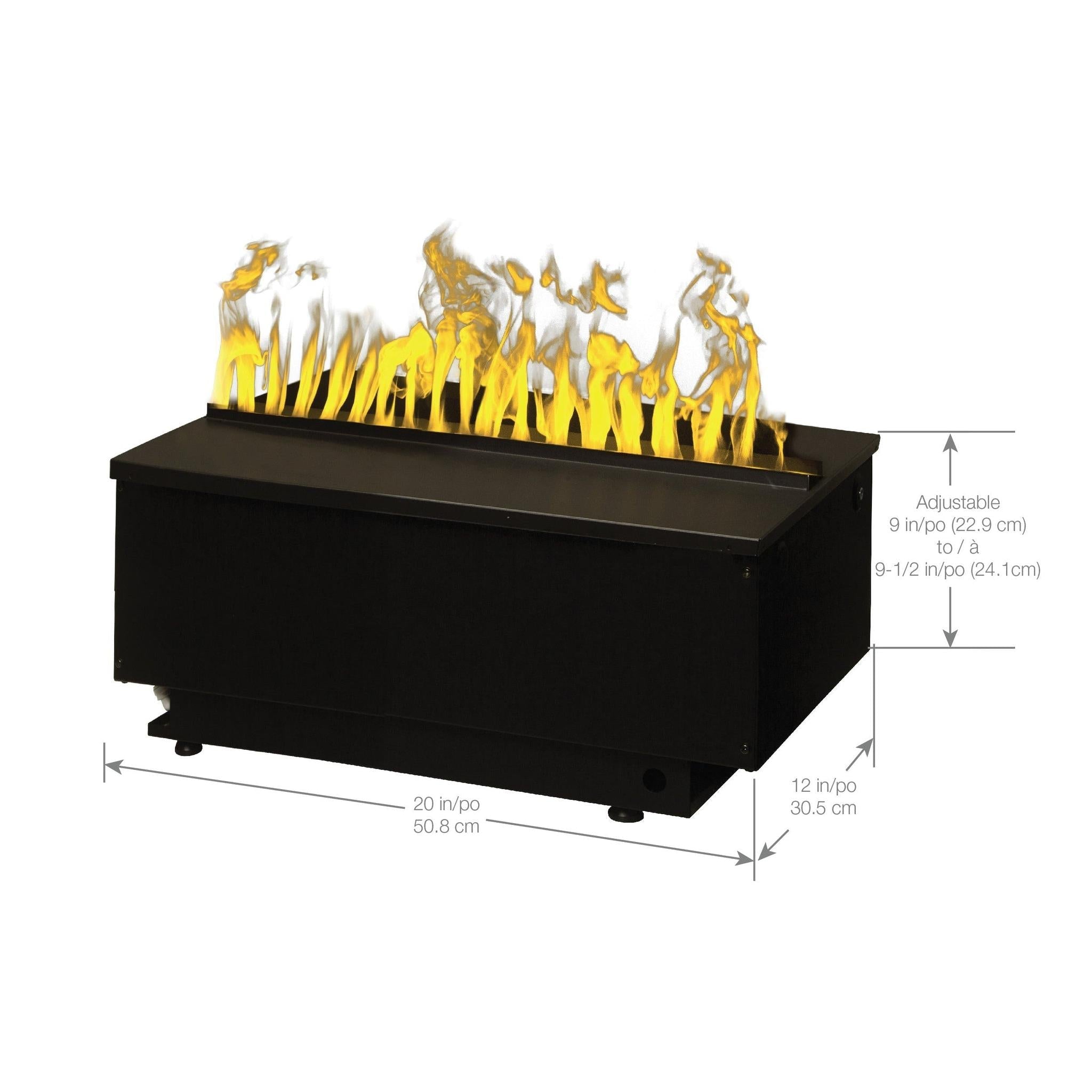 Dimplex Optimyst 500 Cassette 20" Built-in Water Vapor Electric Fireplace