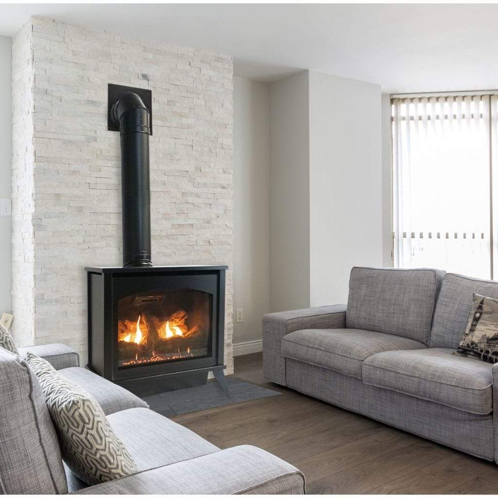 American Hearth Empire Small Spirit Direct Vent Gas Stove - 21"
