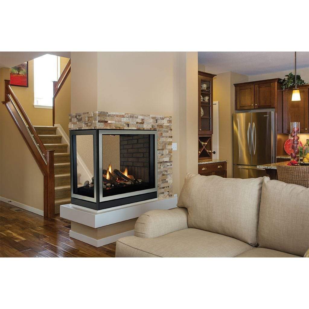 American Hearth Empire Tahoe Clean-Face Peninsula 36" Direct Vent Gas Fireplace