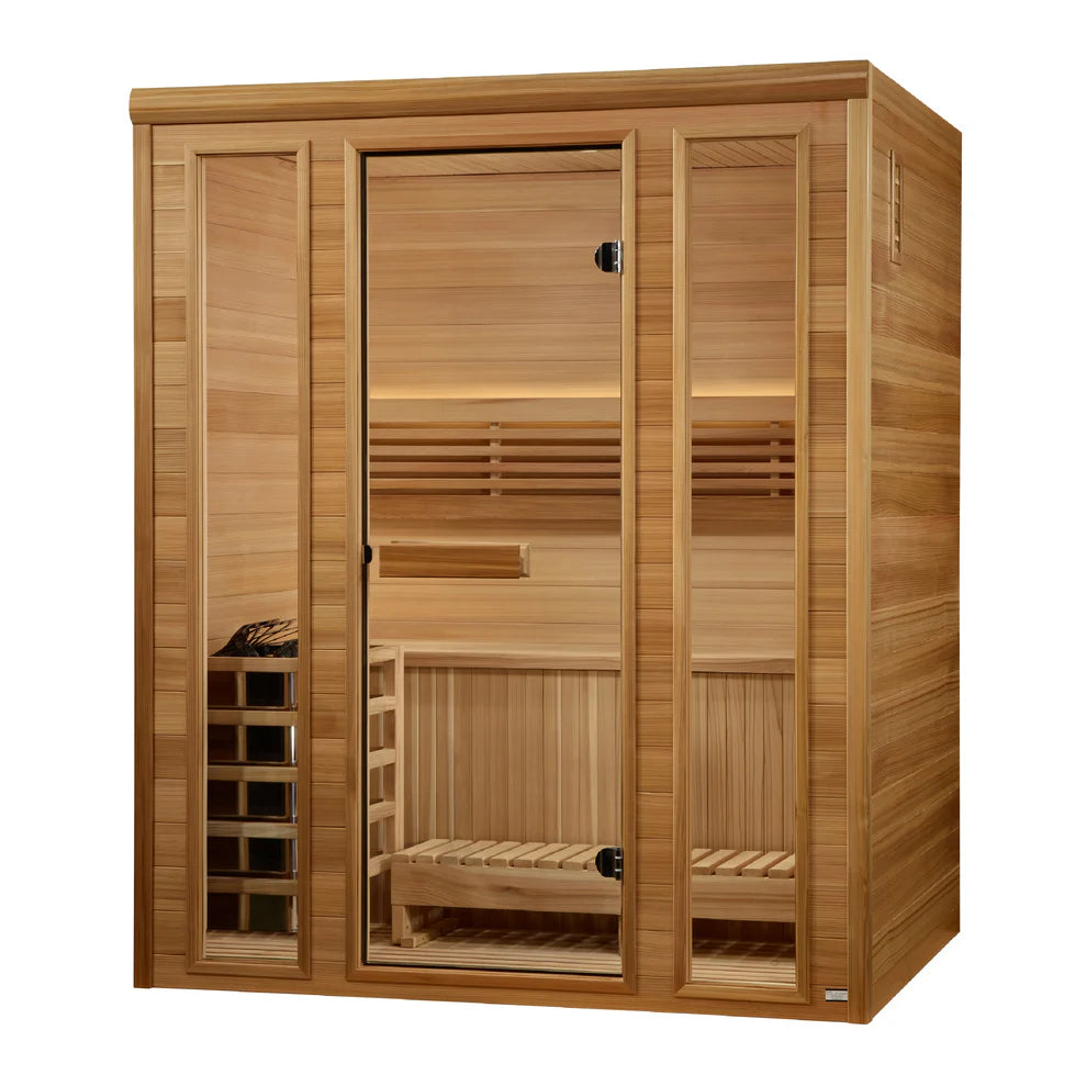 2025 Golden Designs "Andermatt" 3 Person Traditional Steam Sauna (GDI-7030-01)