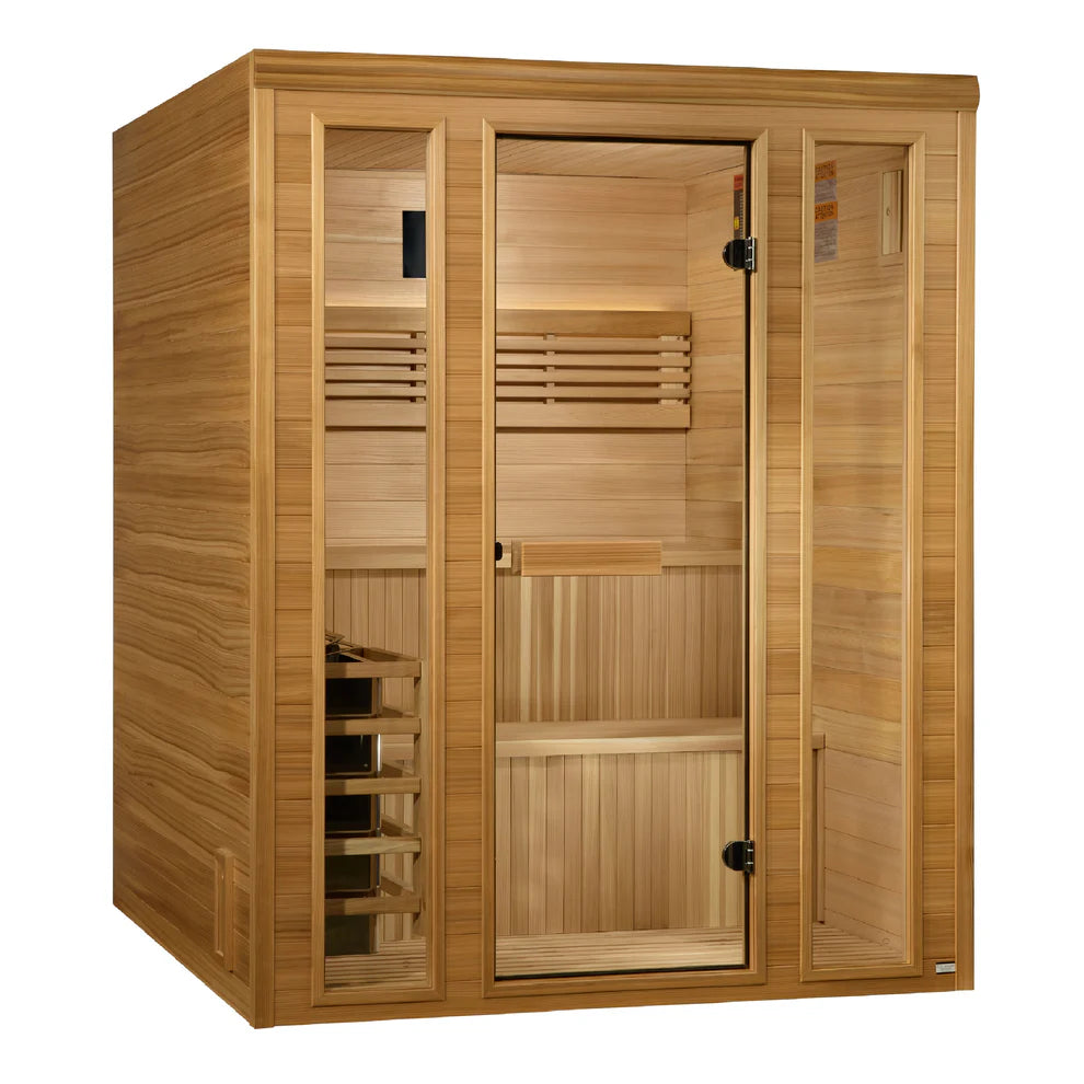 2025 Golden Designs "Engelberg" 6 Person Traditional Steam Sauna (GDI-7060-01)