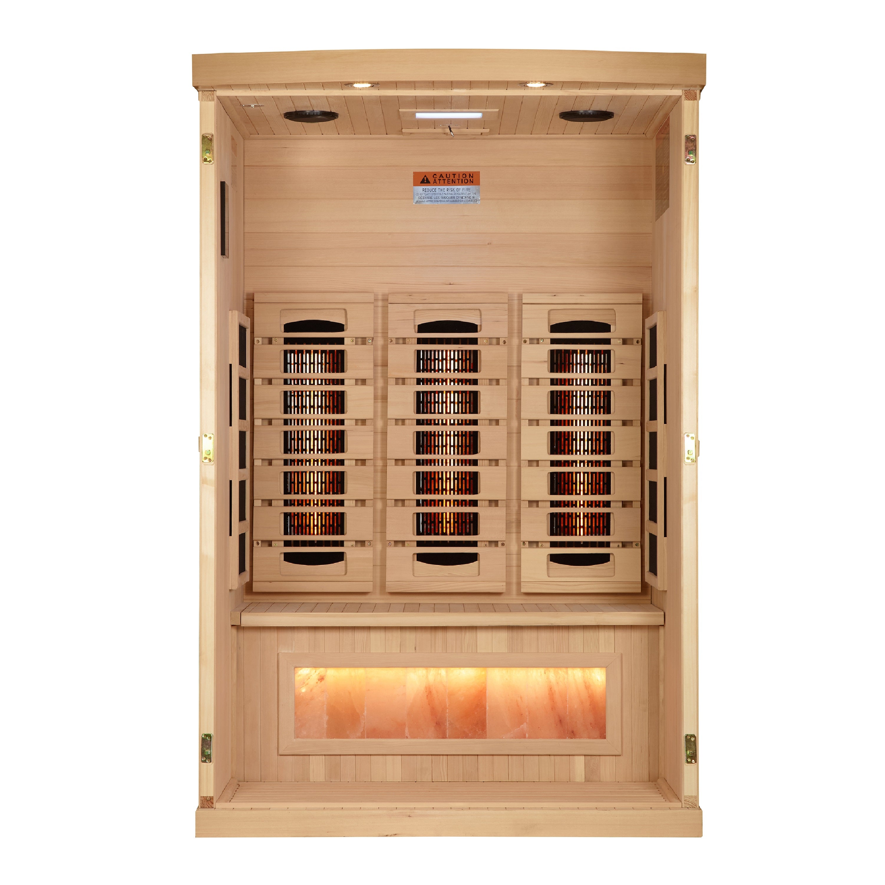 Golden Designs 2-Person Full Spectrum PureTech™ Near Zero (Under 3MG) EMF FAR Infrared