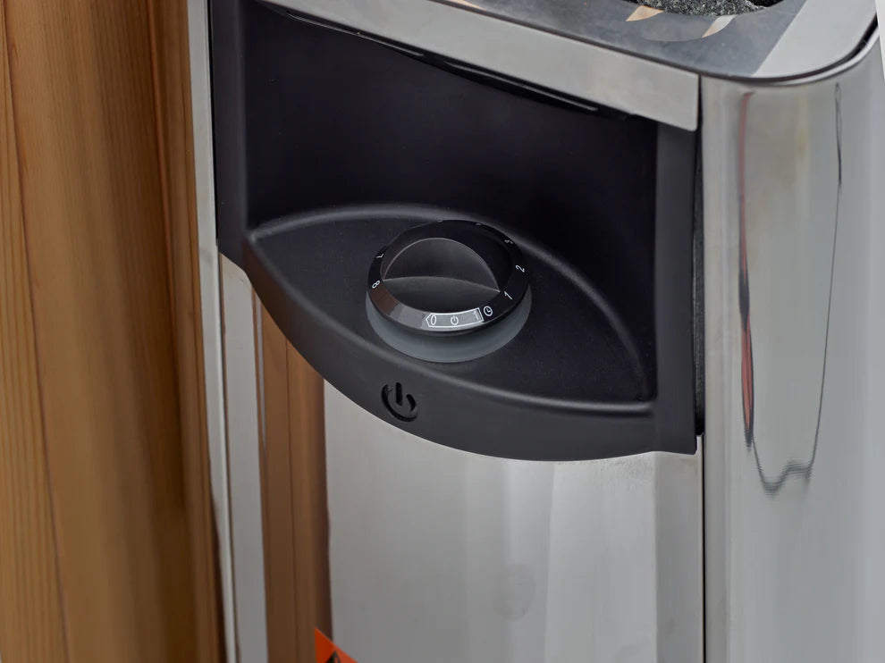 2025 Golden Designs "Toledo" 6 Person Hybrid Sauna (Indoor) Full Spectrum and Harvia Traditional Stove (GDI-8360-01)