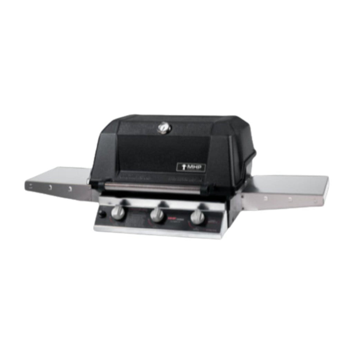 MHP WRG4DD Infrared Gas Grill Head With 2 Stainless Steel Shelves