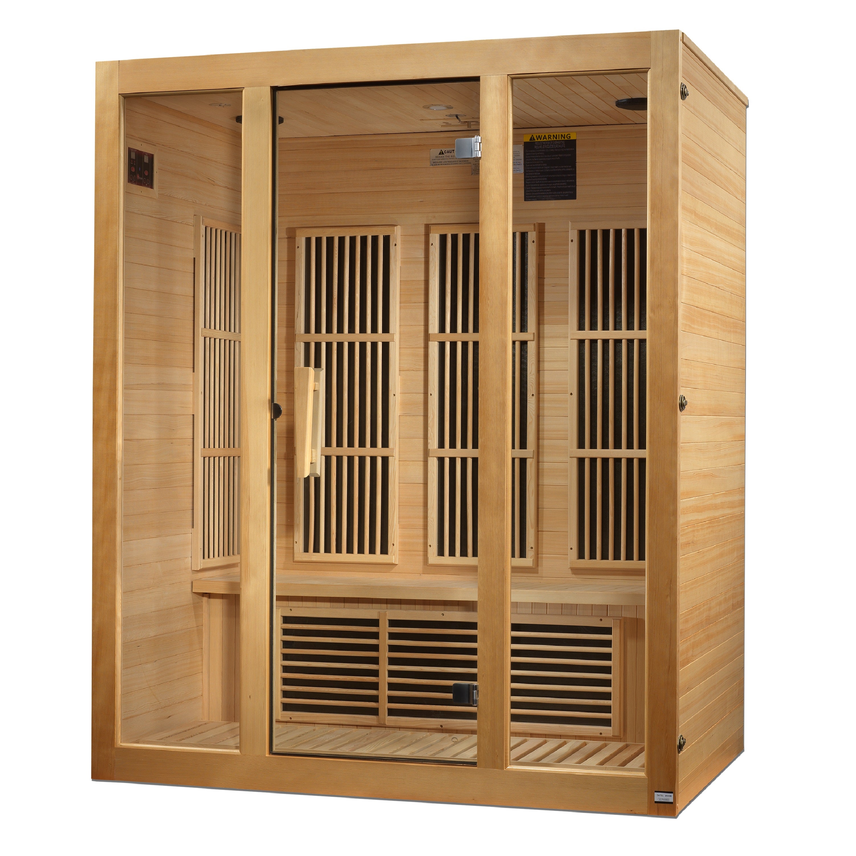 Maxxus "Bellevue" 3 Person Low EMF FAR IR Sauna (MX-J306-01)