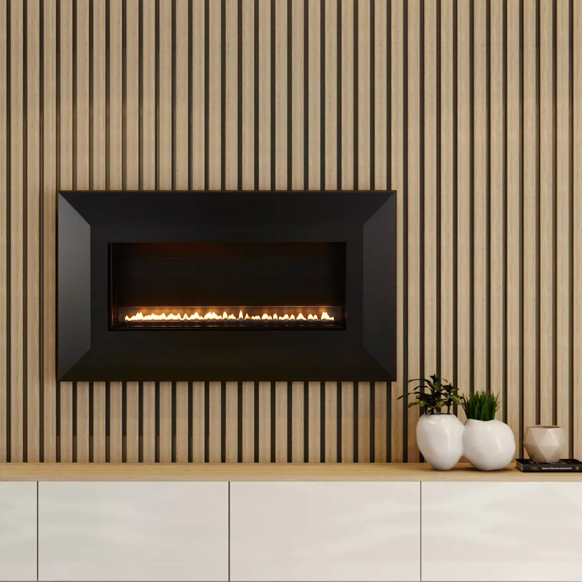 American Hearth Empire Boulevard Slim Line Vent-Free Fireplace - 30"