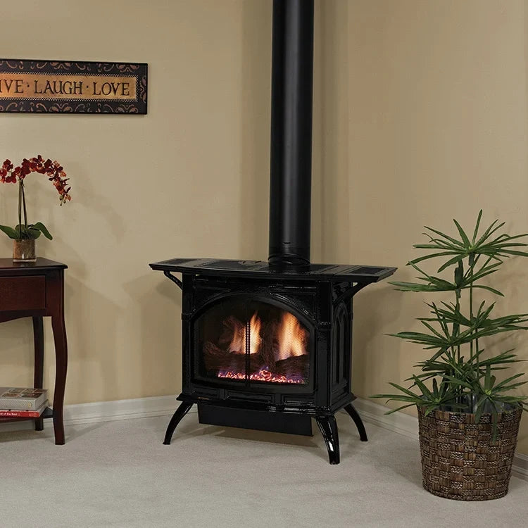 American Hearth Empire Spirit Direct Vent Cast Iron Stove - Medium - 30"