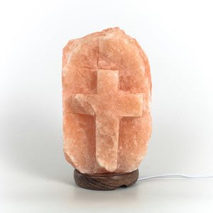 Himalayan Salt Lamp Cross Shaped
