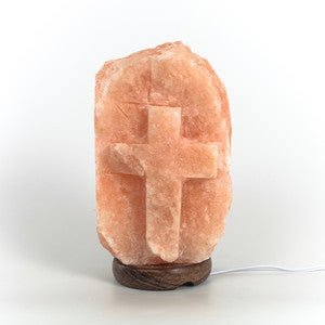 Himalayan Salt Lamp Cross Shaped