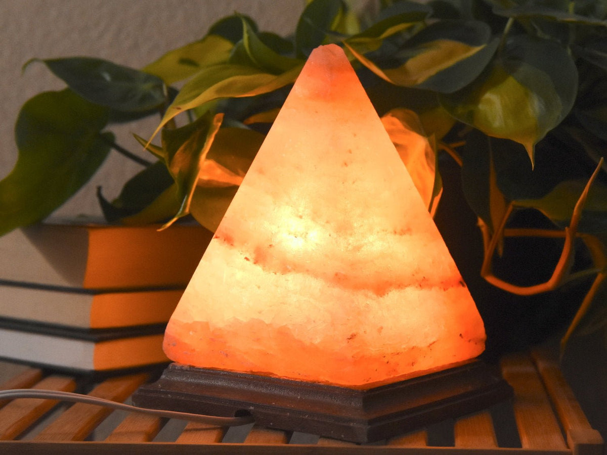 Himalayan Salt Lamp Pyramid Shape Large