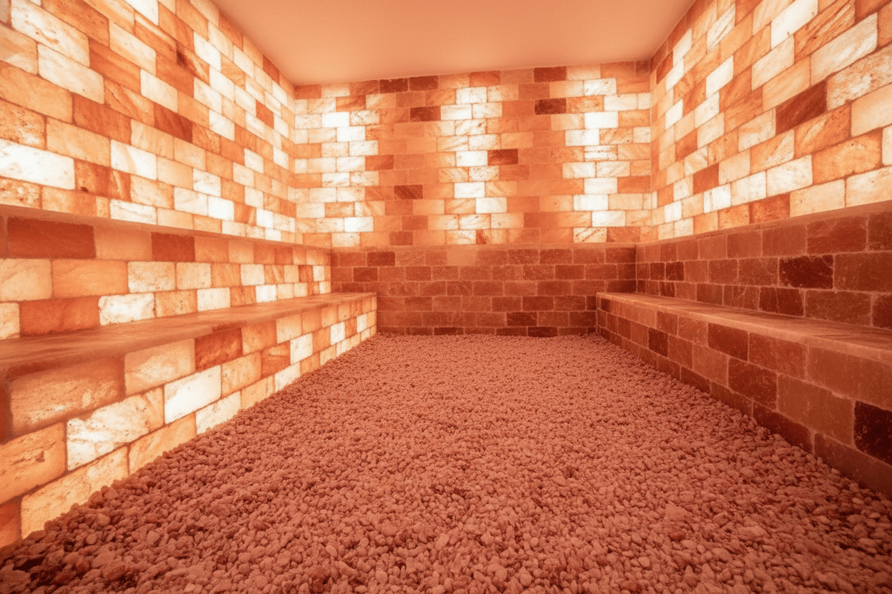 Himalayan Salt Room 4' x 4' Surface Area - 16 Sq feet
