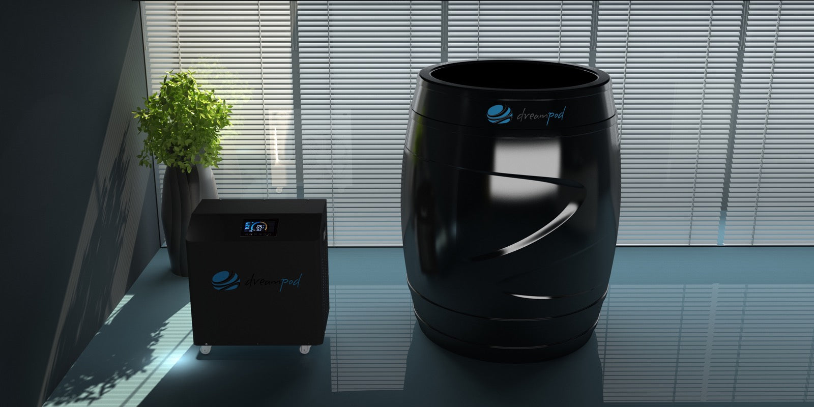 The Dreampod Cold Plunge Barrel with Chiller
