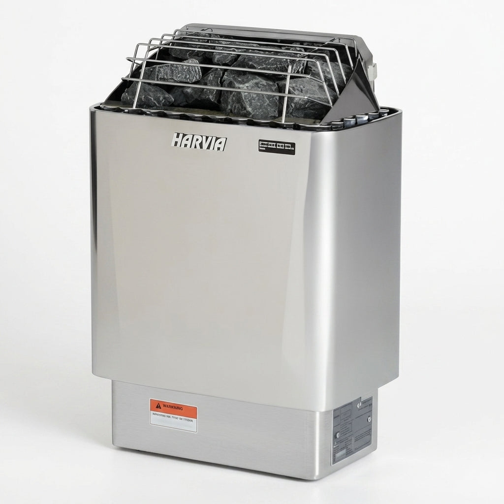 Harvia KIP80W JH80W2401I Kip Series 8kW Stainless Steel Sauna Heater at 240V 1PH Stainless Steel