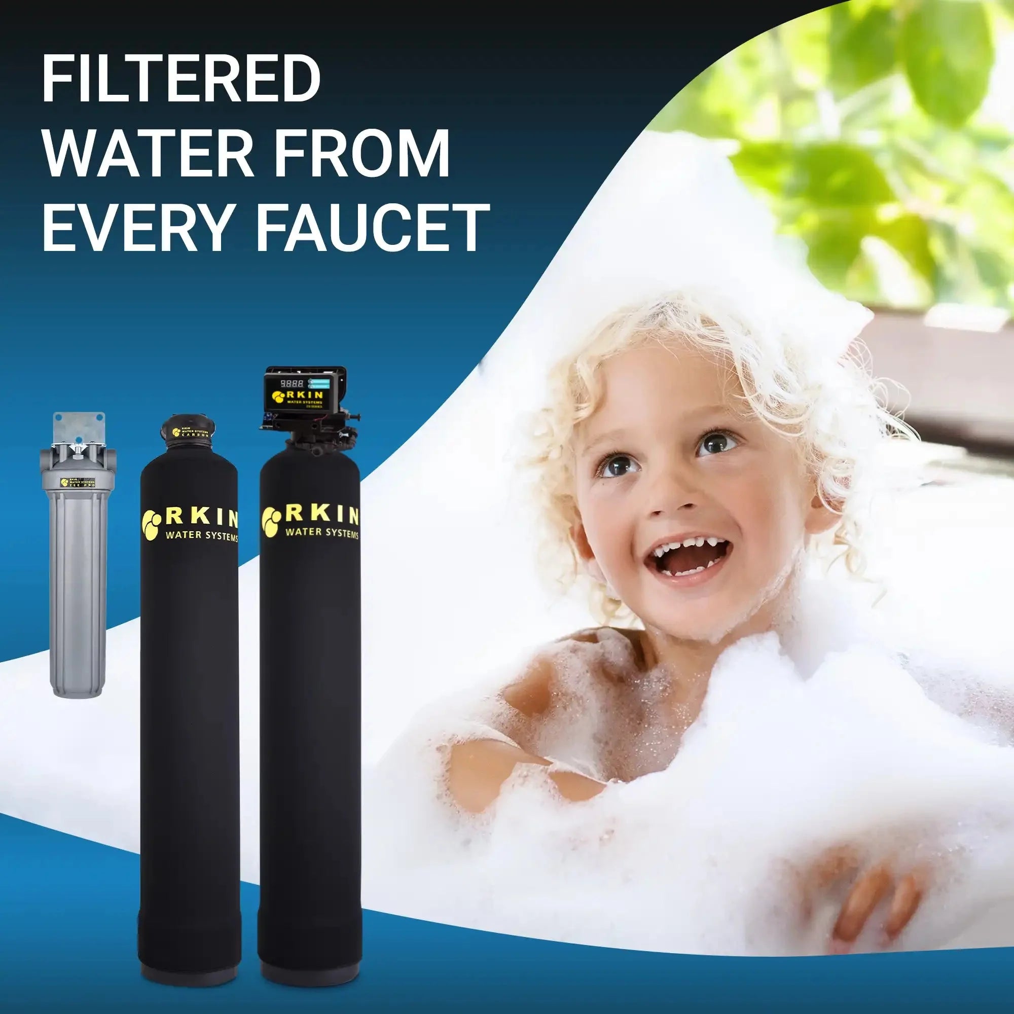 Advanced Salt-Free Water Conditioner and Well Water Filter Combo