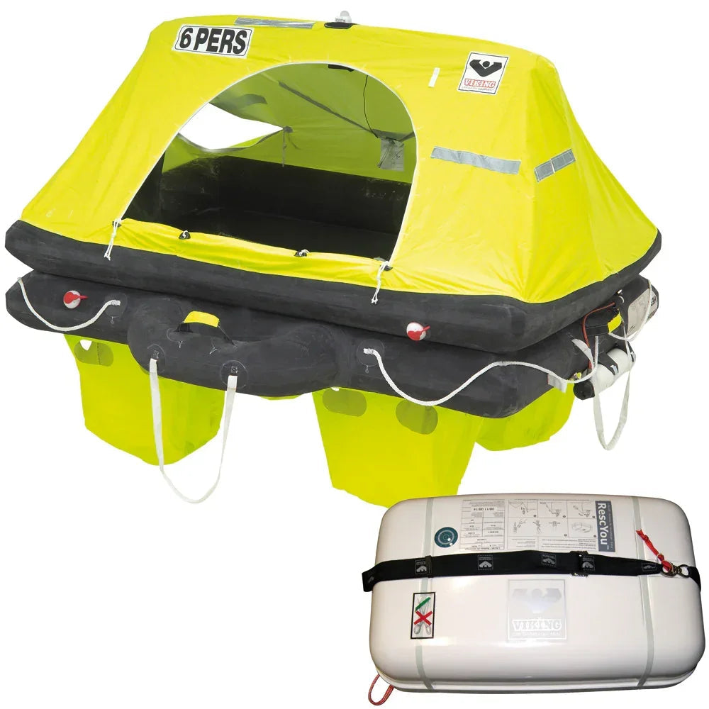 VIKING RescYou Liferaft 6 Person Container Offshore Pack [L006U00785AME]