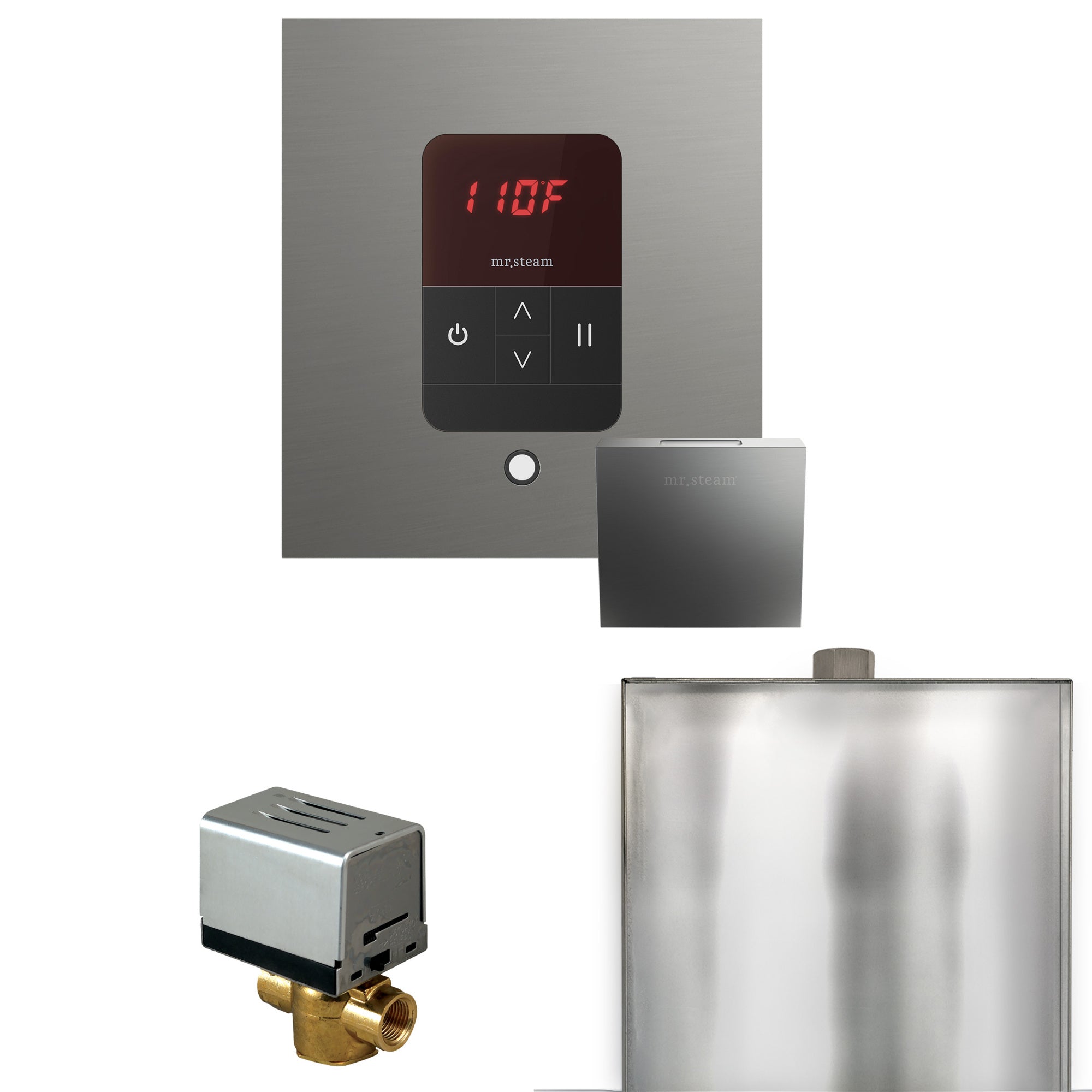Mr. Steam Basic Butler Steam Shower Control Package with iTempo Control and Steamhead