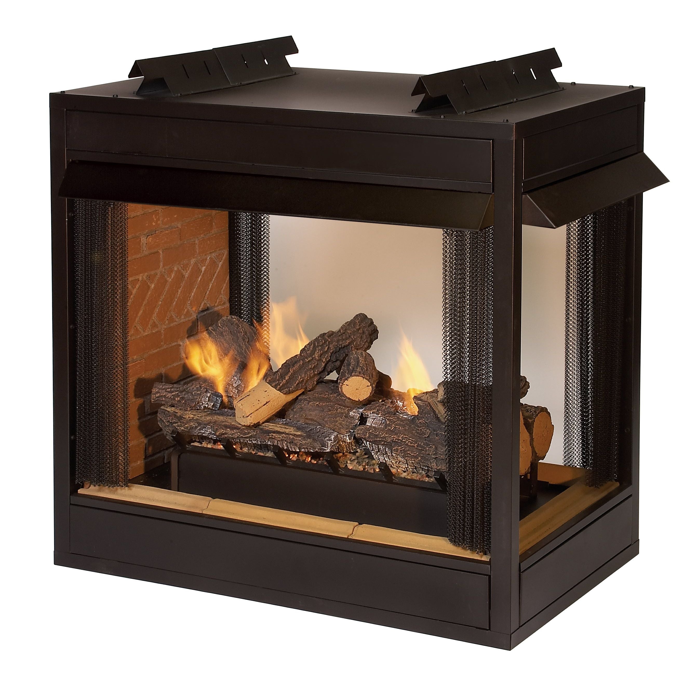 American Hearth Empire Breckenridge Premium Peninsula Vent-Free Firebox - 36"