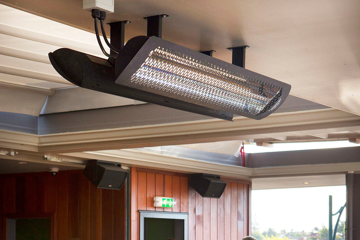 Bromic Heaters Tungsten Smart-Heat 3000 Watt Radiant Infrared Outdoor Electric Heater | Black | 240V