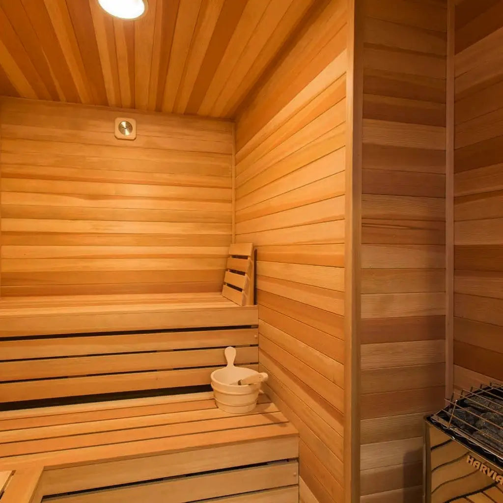 Carbon Smart Saunas - 6' x 9' x 8' - by Finnish Sauna Builders