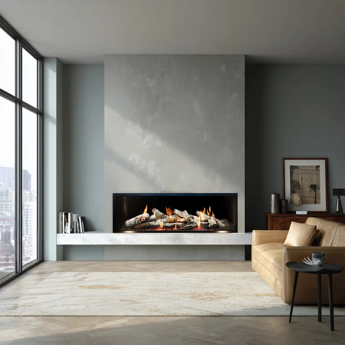American Hearth Empire 60" McKinley Linear Gas Fireplace