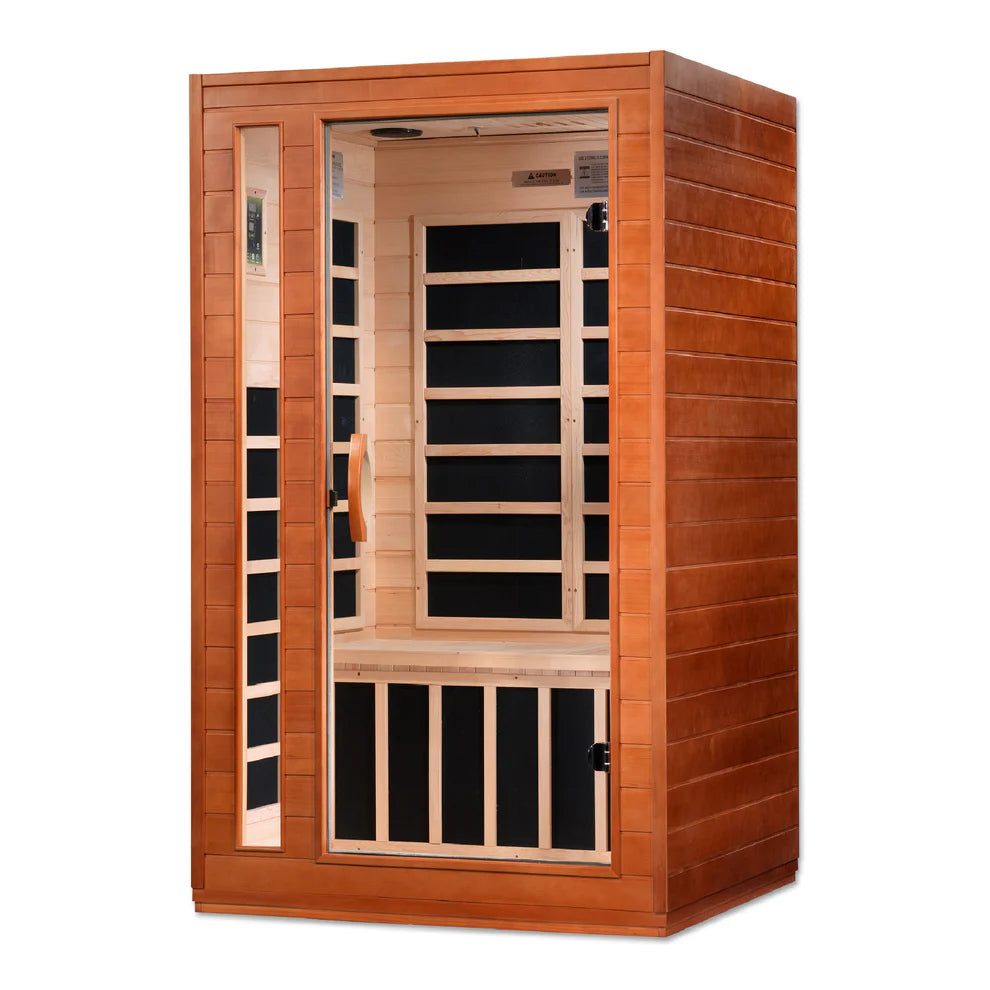 Golden Designs Dynamic "Cordoba" 2 Person Ultra Low EMF FAR IR Sauna (DYN-6203-01 Elite)