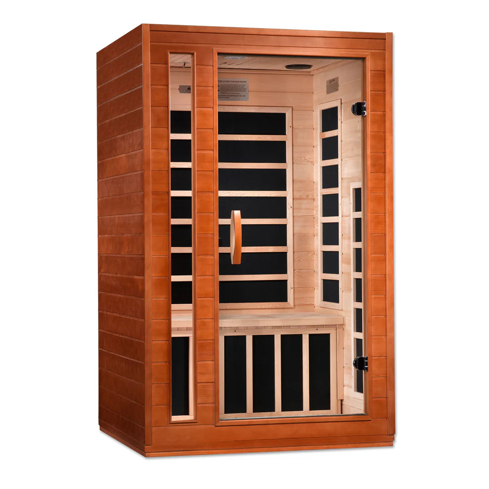Golden Designs Dynamic "Cordoba" 2 Person Ultra Low EMF FAR IR Sauna (DYN-6203-01 Elite)