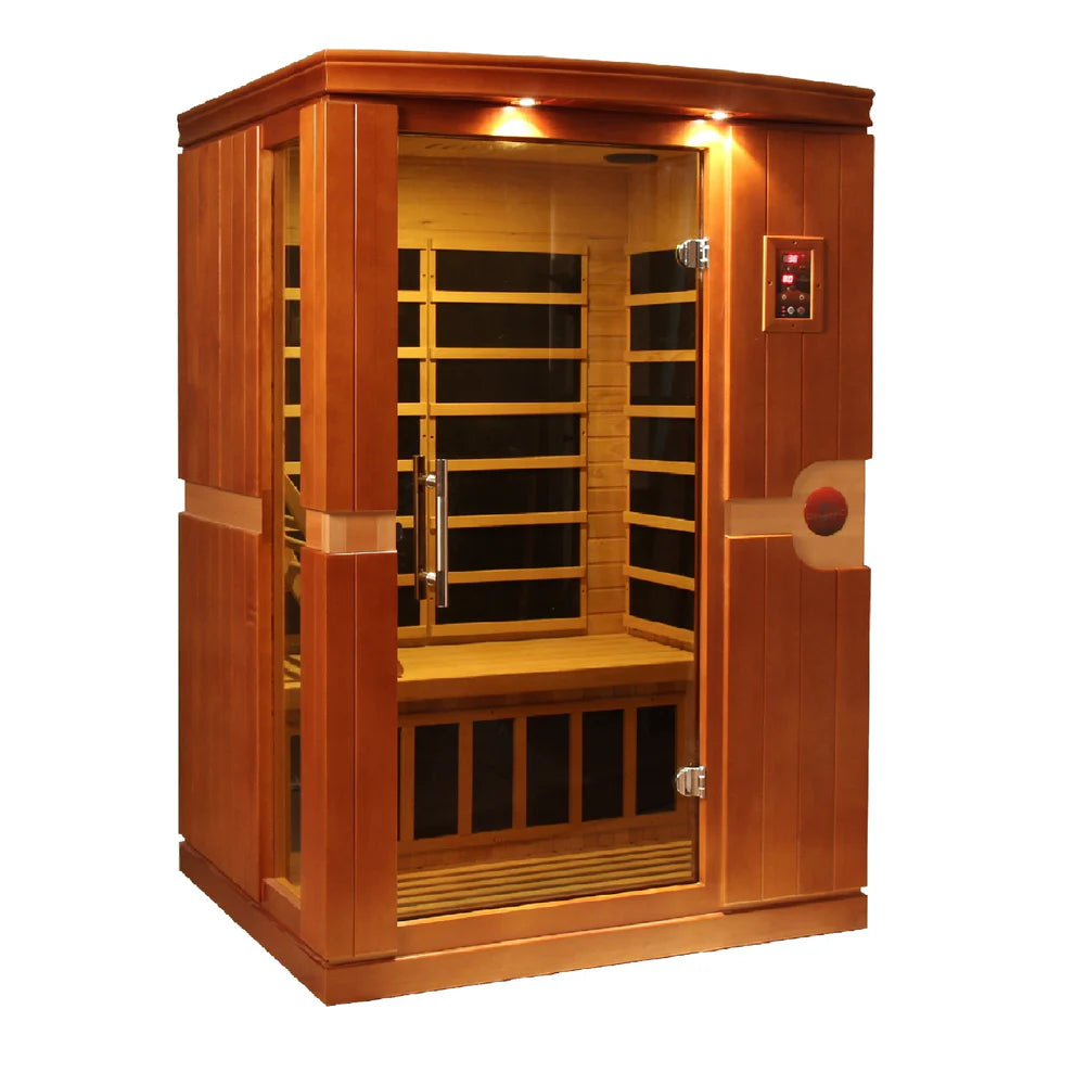 Golden Designs Dynamic "Venice" 2 Person Ultra Low EMF - Far Infrared Sauna (DYN-6210-01 Elite)