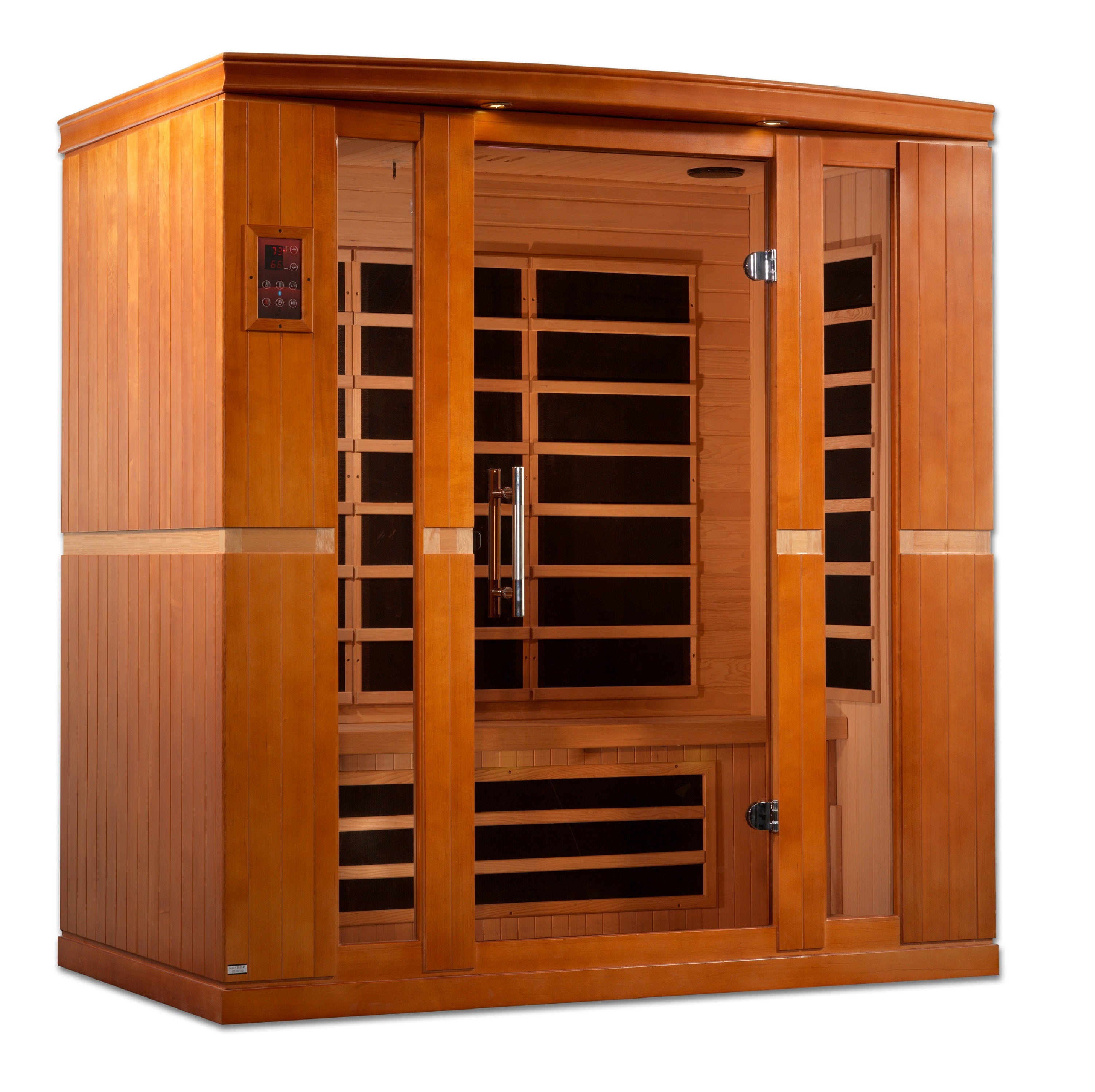 Golden Designs Dynamic Bergamo 4-person Low EMF FAR Infrared Sauna Model DYN-6440-01