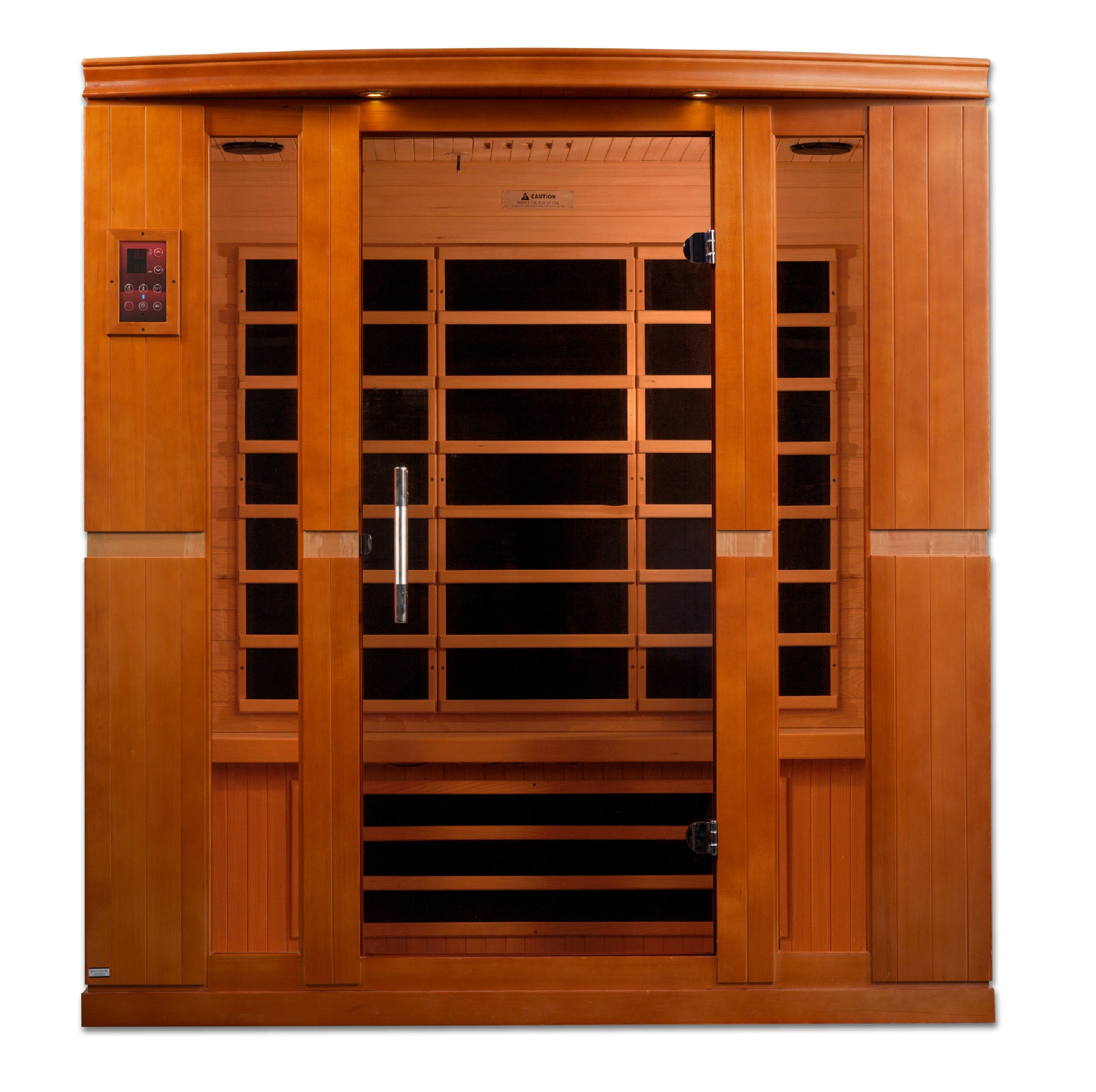 Golden Designs Dynamic Bergamo 4-person Low EMF FAR Infrared Sauna Model DYN-6440-01