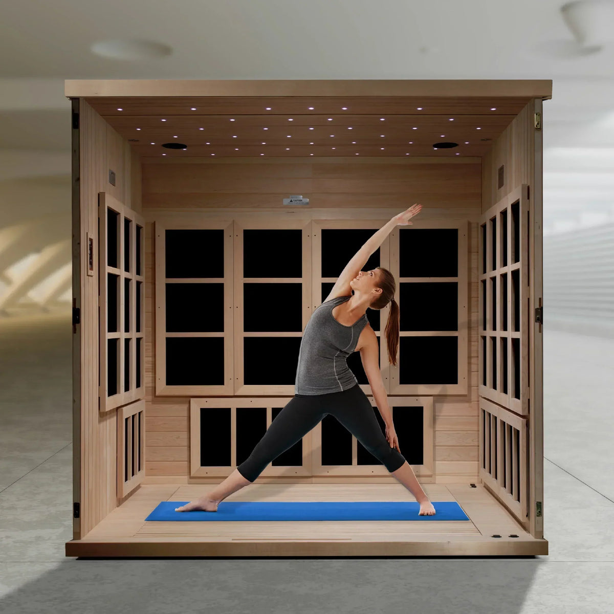 Golden Designs Elite Near Zero EMF Yoga / Wheelchair Sauna | GDI-6880-02 Elite | 8 Persons