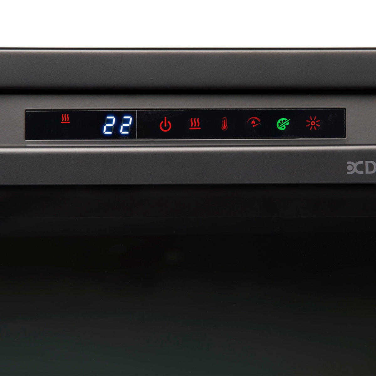 Dimplex Nova 33" Plug-in Electric Firebox With Acrylic Crystals Ember Bed