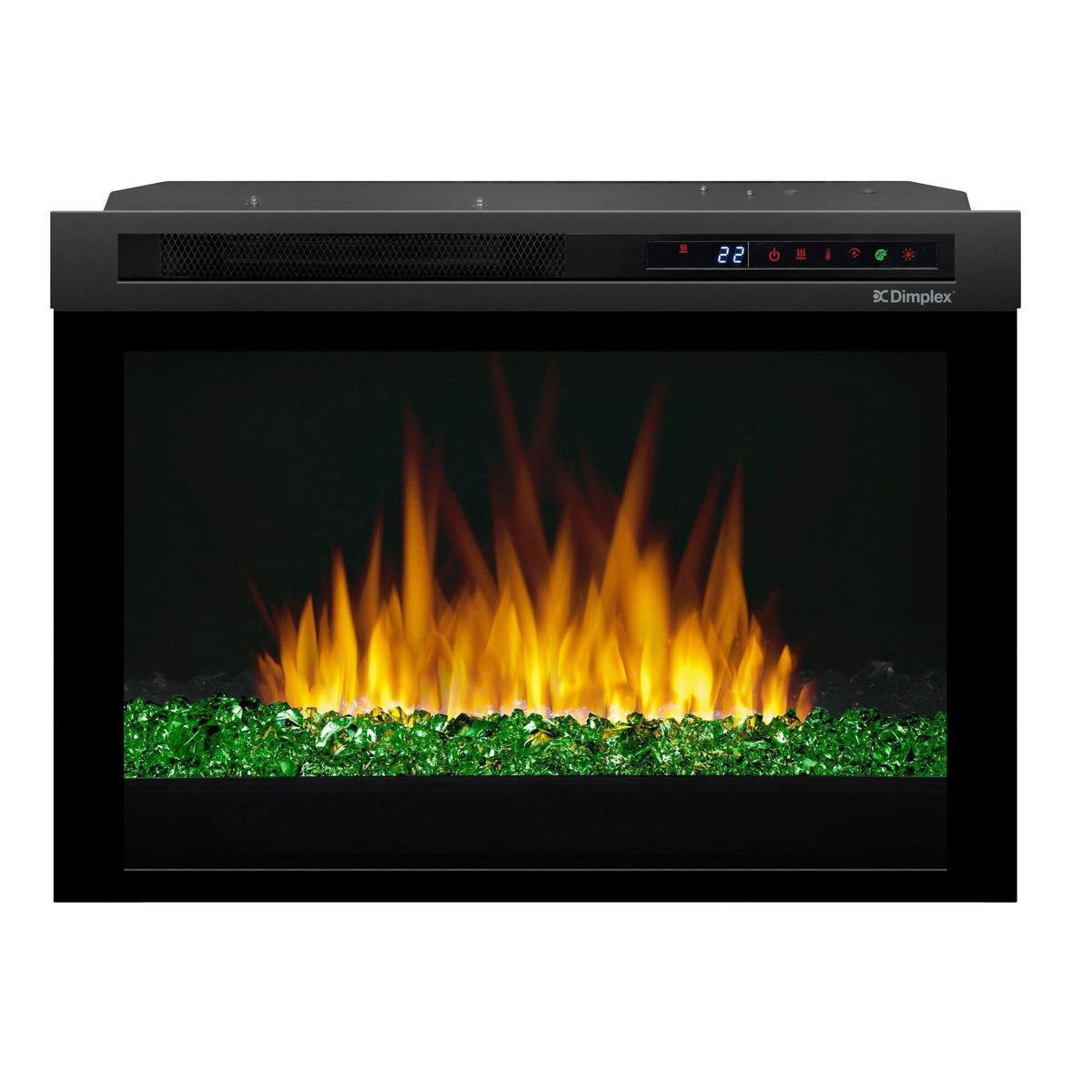 Dimplex Nova 26" Plug-in Electric Firebox With Acrylic Crystals Ember Bed