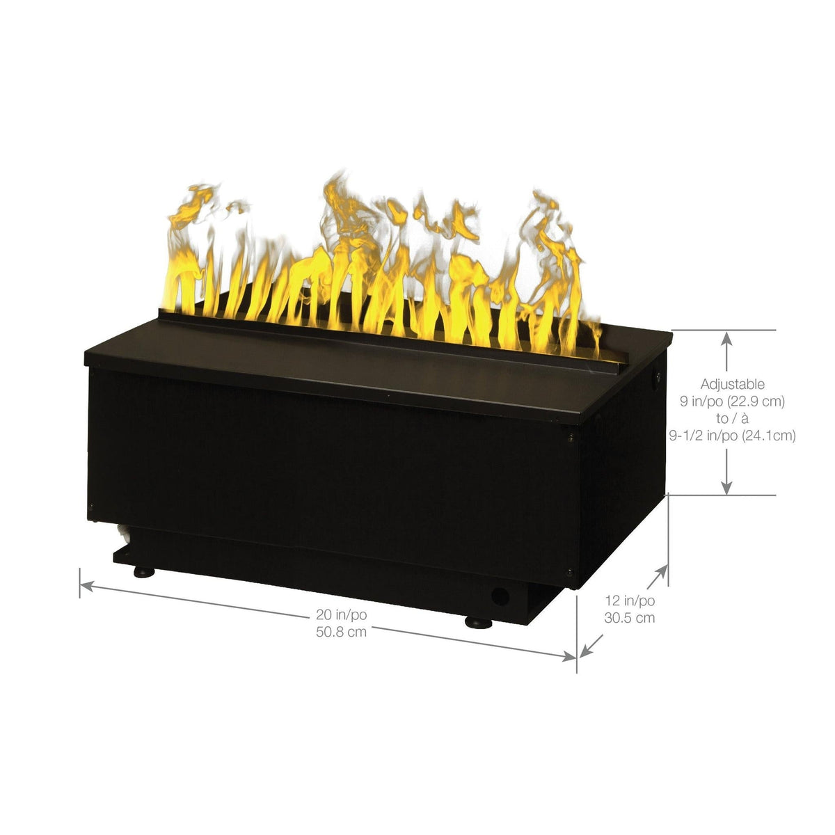 Dimplex Optimyst 500 Cassette 20" Built-in Water Vapor Electric Fireplace