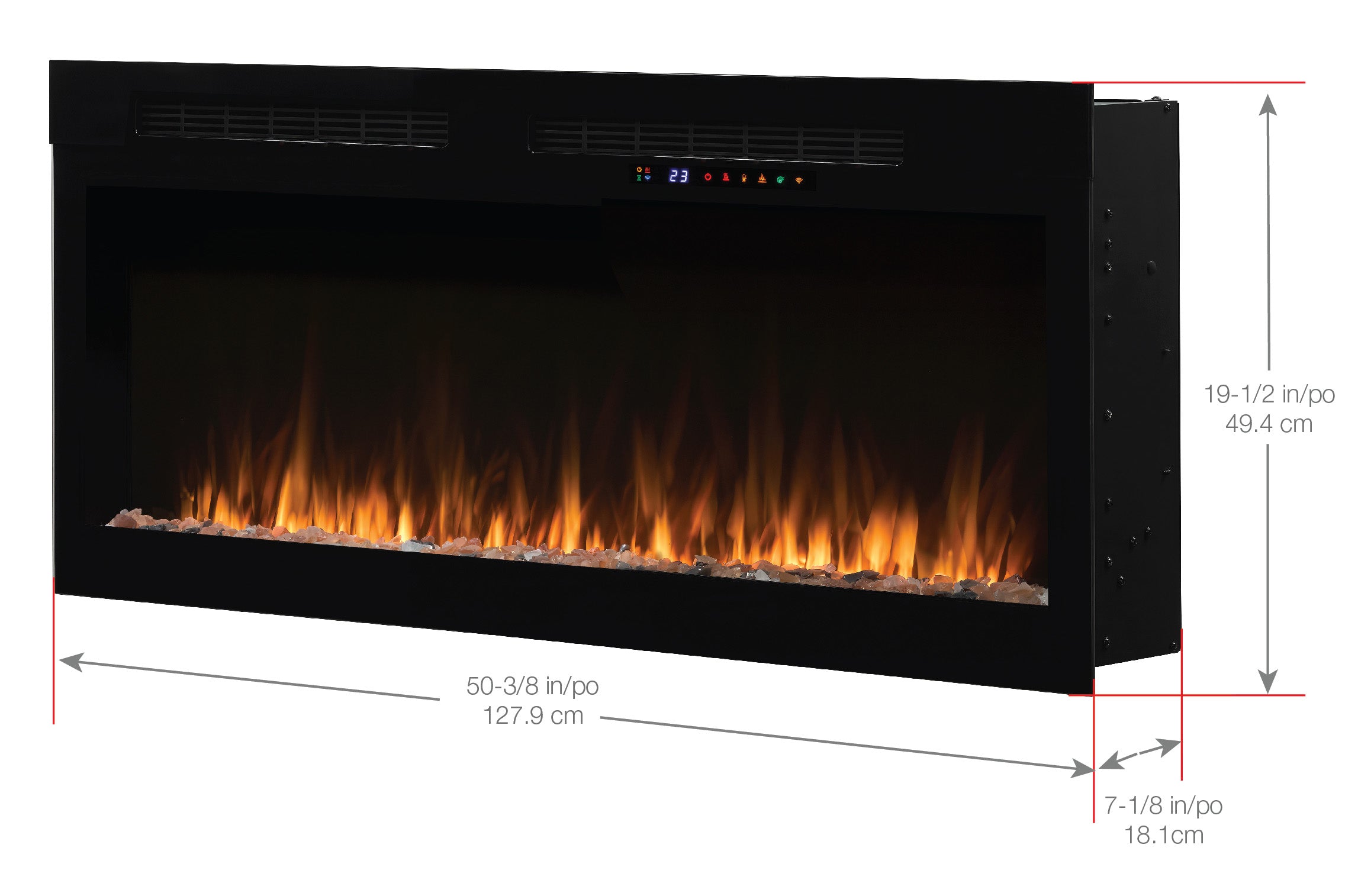 Dimplex Vital Sense 50" Built-in Linear Electric Fireplace