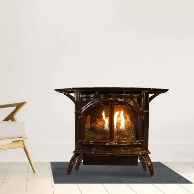 American Hearth Empire Spirit Cast Iron Small Vent-Free Stove - 21.5"