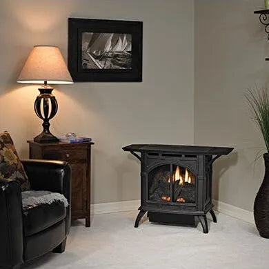 American Hearth Empire Spirit Cast Iron Small Vent-Free Stove - 21.5"