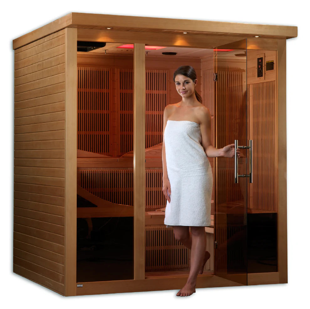 Golden Designs "Monaco" Near Zero EMF Far IR Sauna GDI-6996-01 Elite