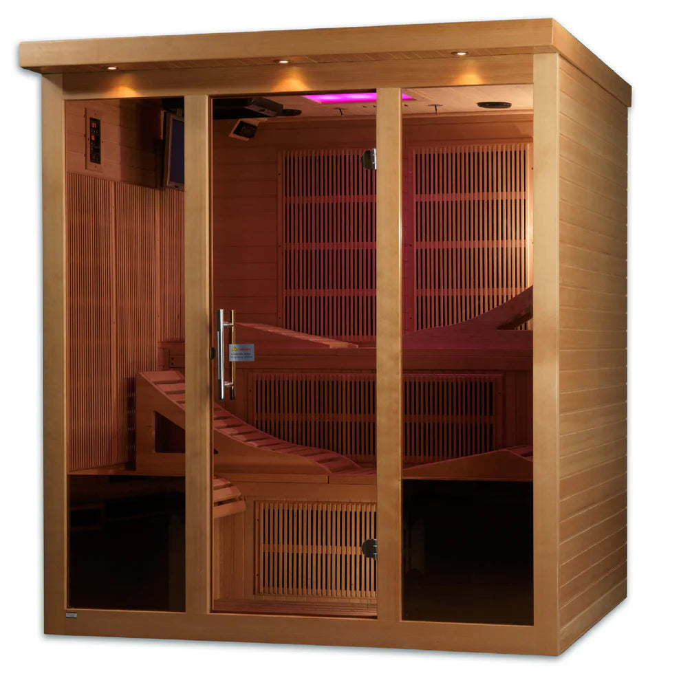 Golden Designs "Monaco" Near Zero EMF Far IR Sauna GDI-6996-01 Elite