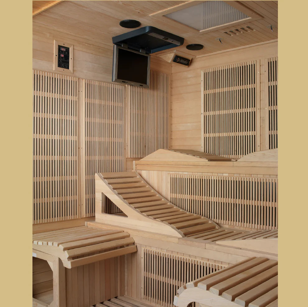 Golden Designs "Monaco" Near Zero EMF Far IR Sauna GDI-6996-01 Elite