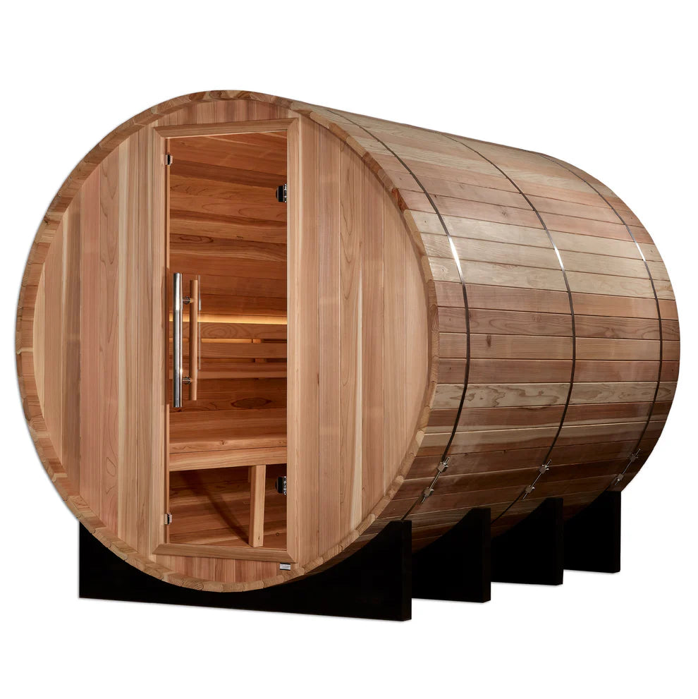 Golden Designs "Klosters" 6 Person Barrel Traditional Sauna (GDI-B006-01)