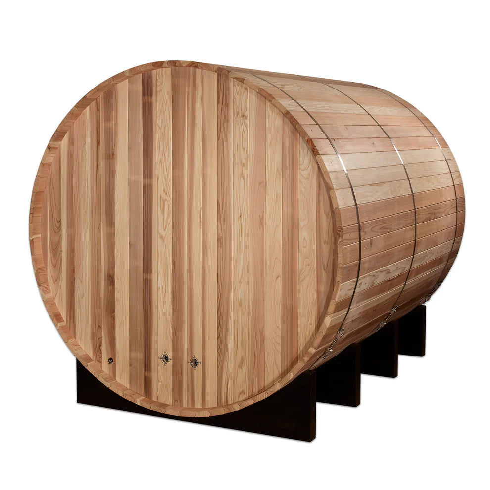 Golden Designs "Klosters" 6 Person Barrel Traditional Sauna (GDI-B006-01)