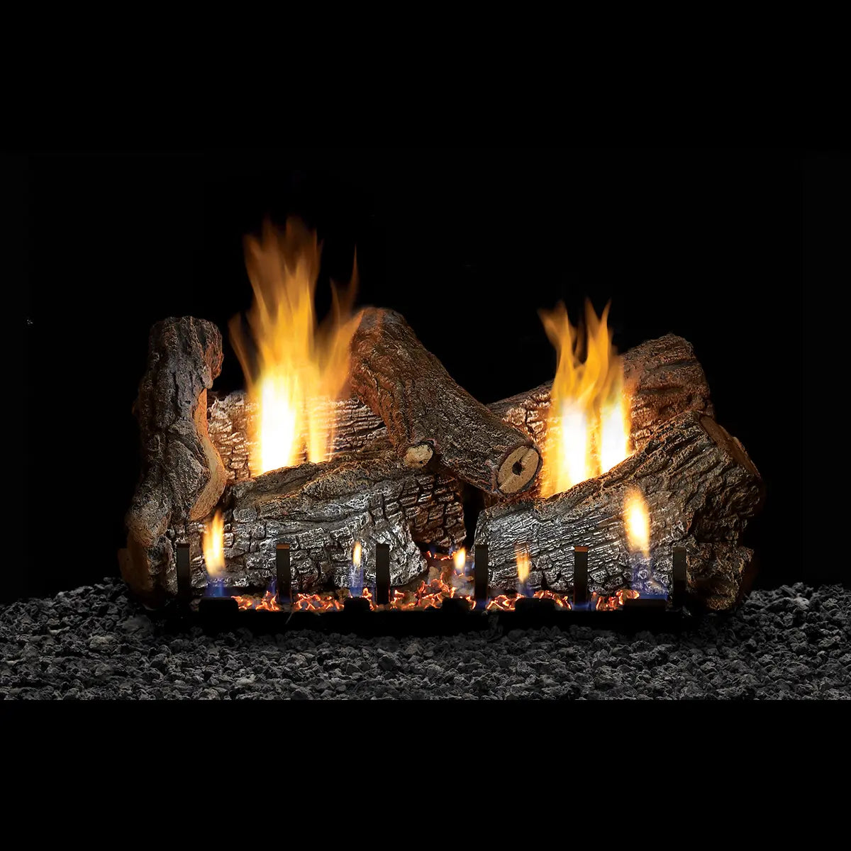 American Hearth Empire Sassafras Refractory Ventless Gas Log Set