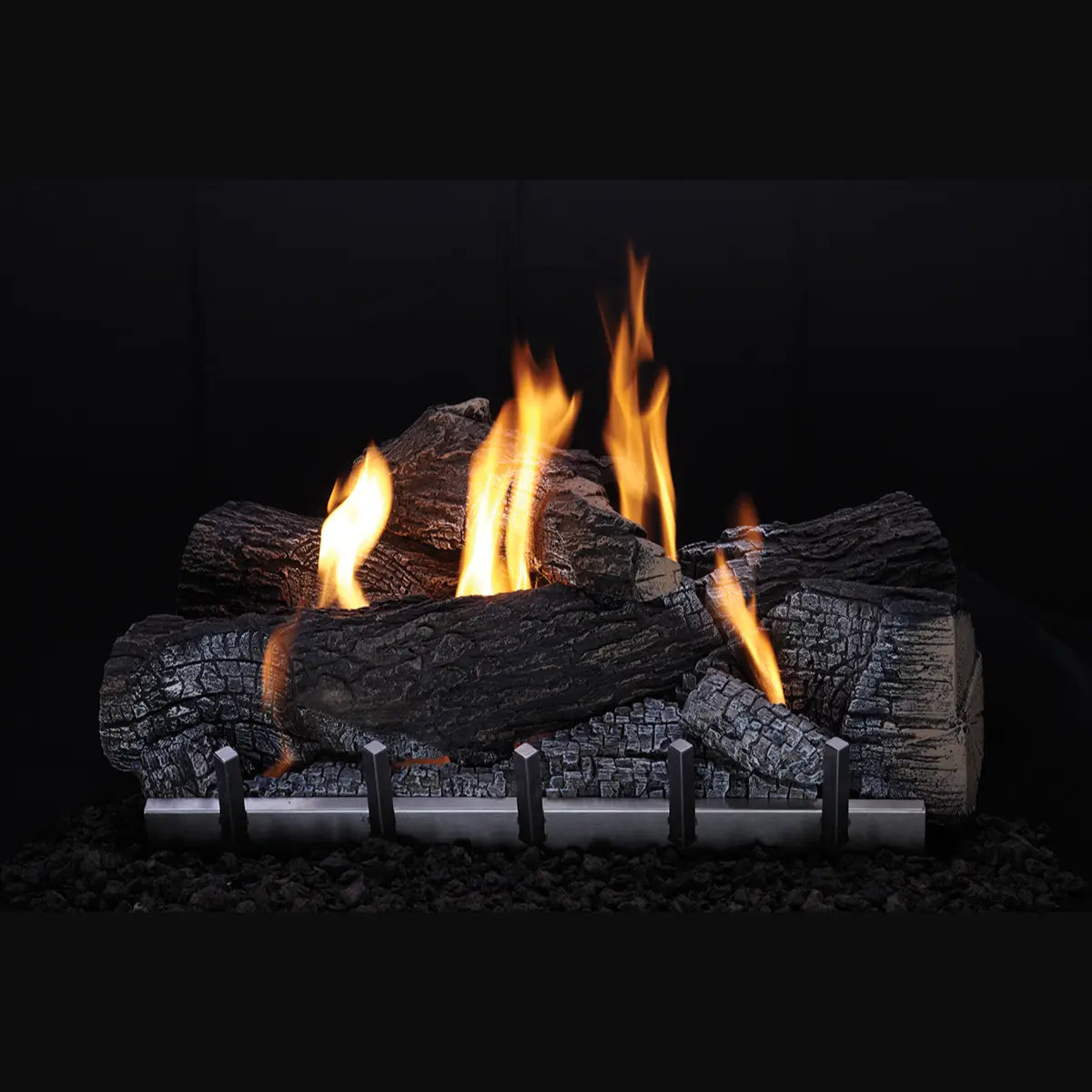 American Hearth Outdoor Wildwood Refractory Vent-Free Gas Log Set