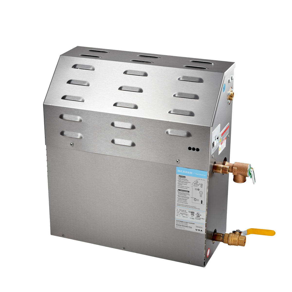 Mr. Steam MSSUPER2RB1 Super 12 kW (12000 W) Steam Shower Generator of 208 Volt & 1-Phase